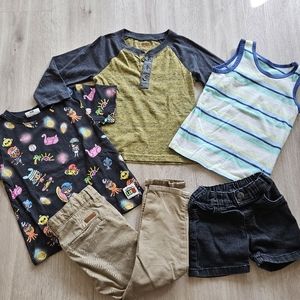 2t Toddler boys summer clothing bundle Cat & Jack